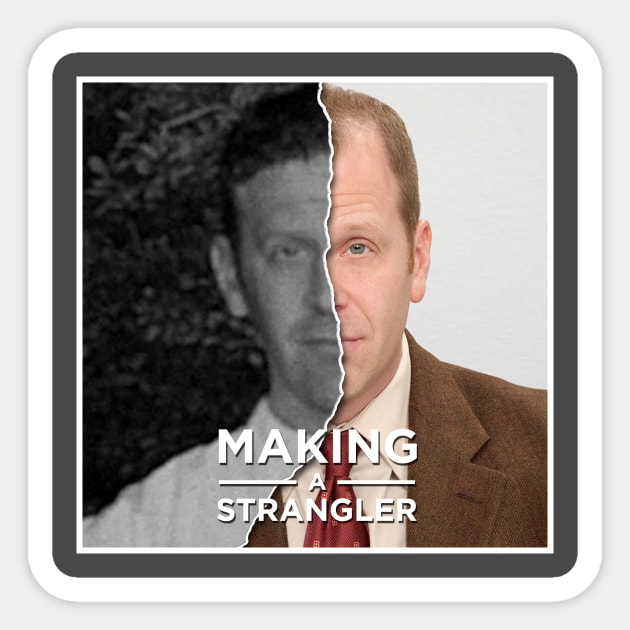 Toby Flenderson - The Scranton Strangler Sticker by TossedSweetTees